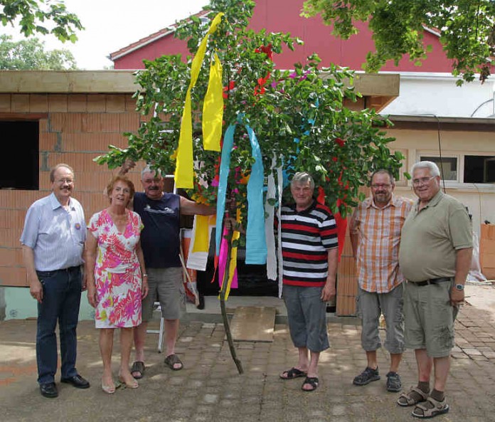 v.l.n.r.: Dieter Cullmann, Hildrun Siegrist, Werner Liborius, Manfred John, Claus Schick, Willi Uhl